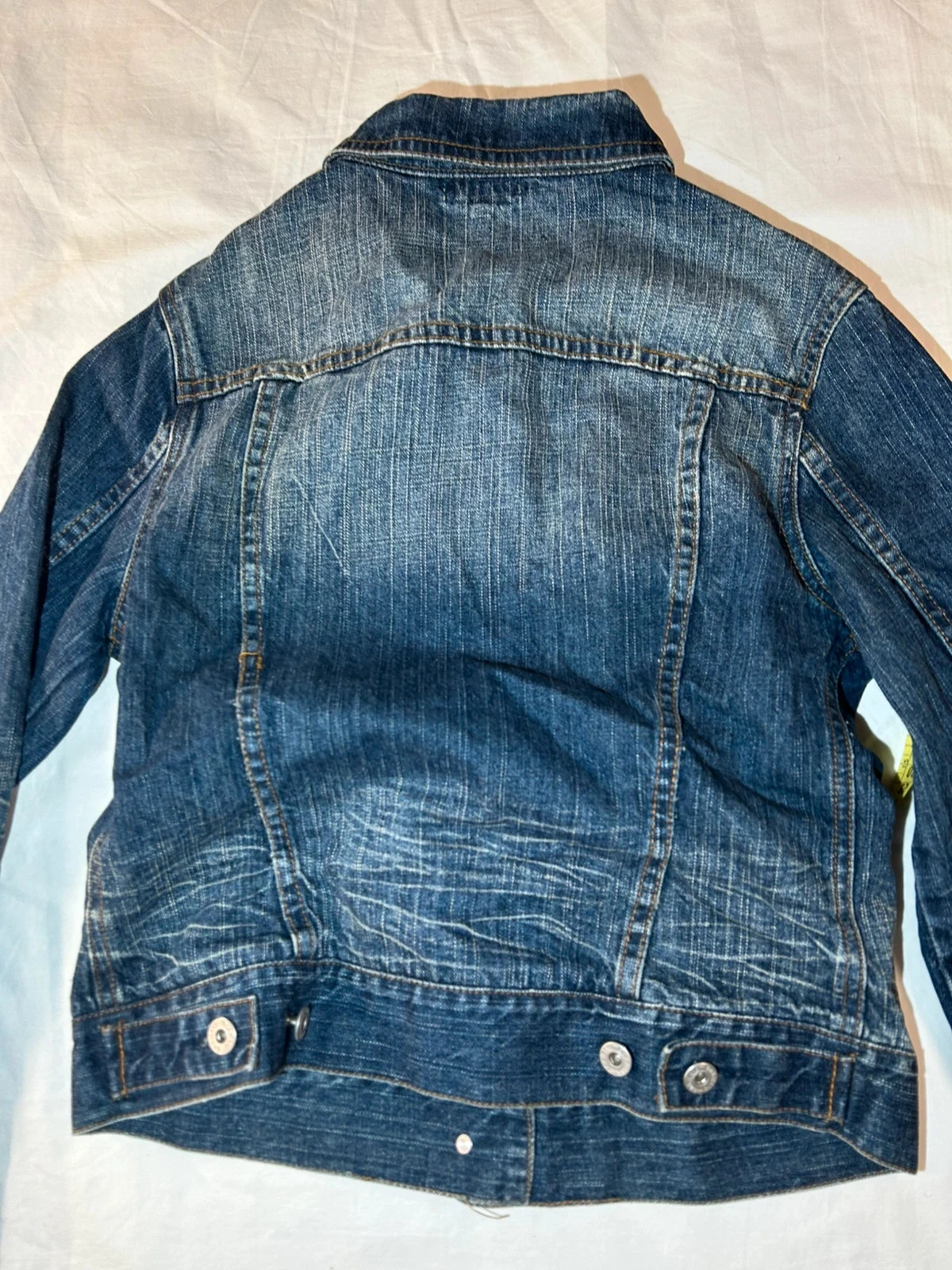 Marineblauwe vintage denim jas bnk baba nuki – photo 14